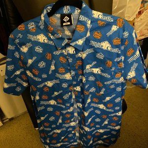 White Castle Hamburger Restaurant Button Shirt NWT